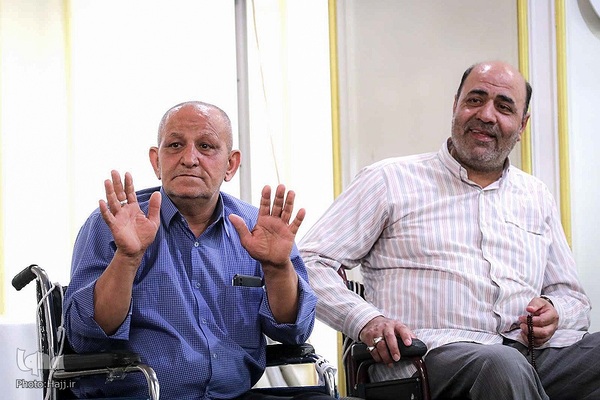 دیدار سربرست حجاج ایرانی با جانبازان
