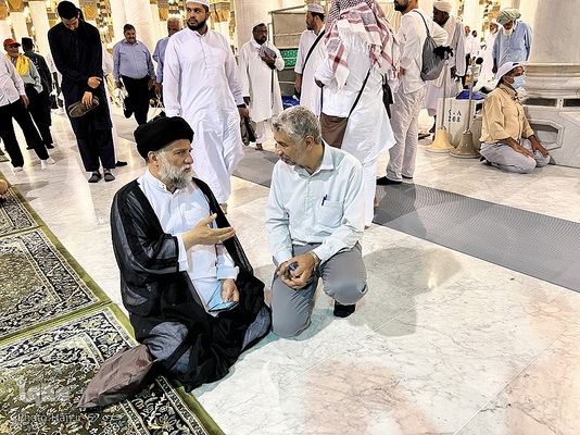 حال و هوای زائران ایرانی در حرم مطهر نبوی را در ایام حج تمتع