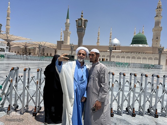 حال و هوای زائران ایرانی در حرم مطهر نبوی را در ایام حج تمتع