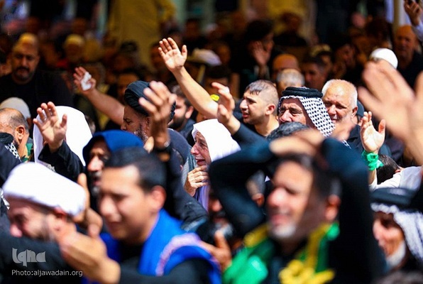 تشییع تابوت نمادین حوضه حکمت امام محمد جواد