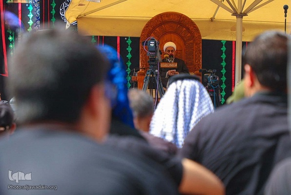 تشییع تابوت نمادین حوضه حکمت امام محمد جواد