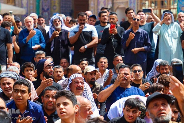 تشییع تابوت نمادین حوضه حکمت امام محمد جواد
