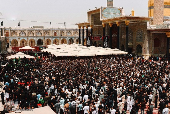 تشییع تابوت نمادین حوضه حکمت امام محمد جواد