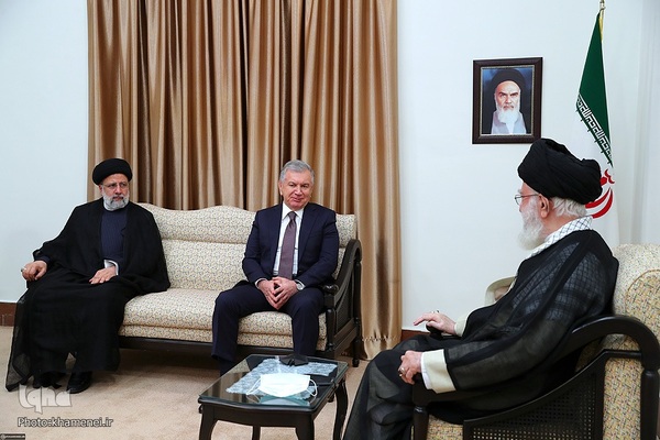 دیدار رئیس جمهور ازبکستان با رهبر انقلاب