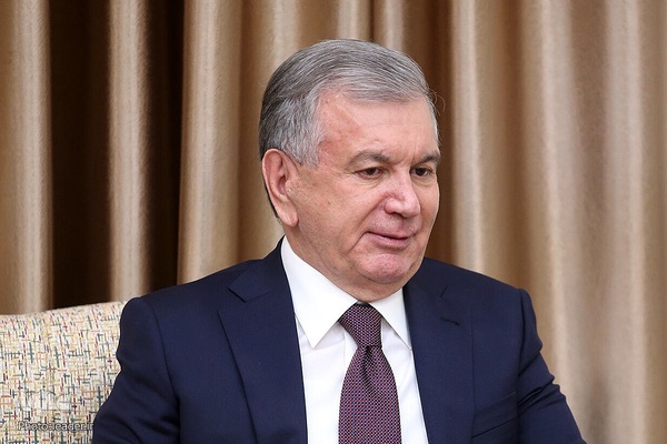 دیدار رئیس جمهور ازبکستان با رهبر انقلاب