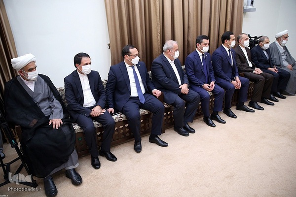 دیدار رئیس جمهور ازبکستان با رهبر انقلاب