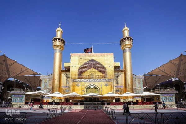 سیاه پوش شدن حرم علوی در سالروز شهادت امام جواد(ع)