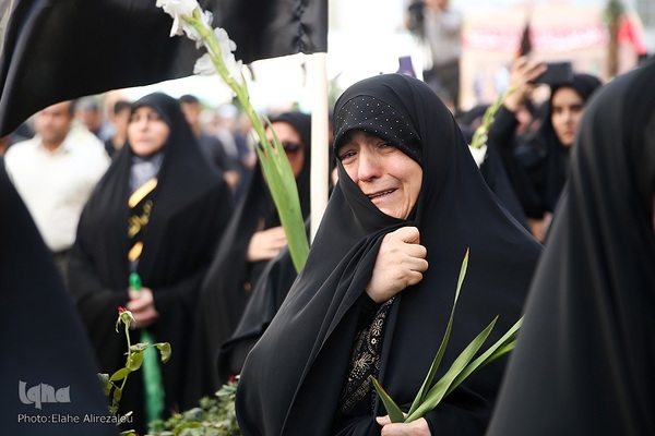 تشییع و تدفین پیکر مطهر شهید گمنام