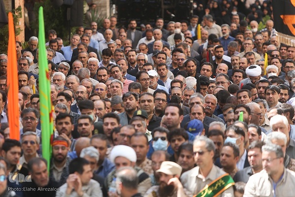 تشییع و تدفین پیکر مطهر شهید گمنام