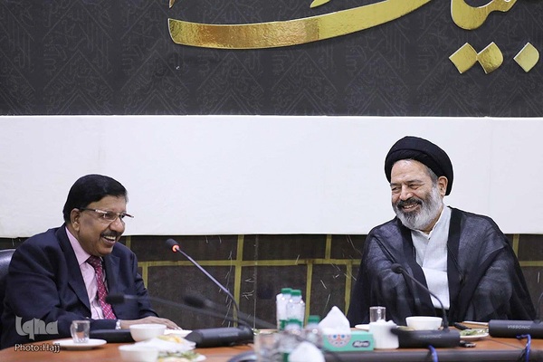 دیدار رئیس بعثه حج سریلانکا با سرپرست حجاج ایرانی