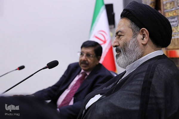 دیدار رئیس بعثه حج سریلانکا با سرپرست حجاج ایرانی