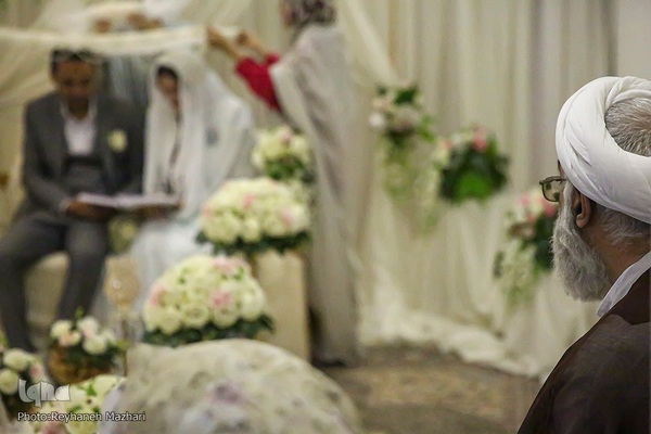 جشن عقد در حرم مطهر شاهچراغ (ع)