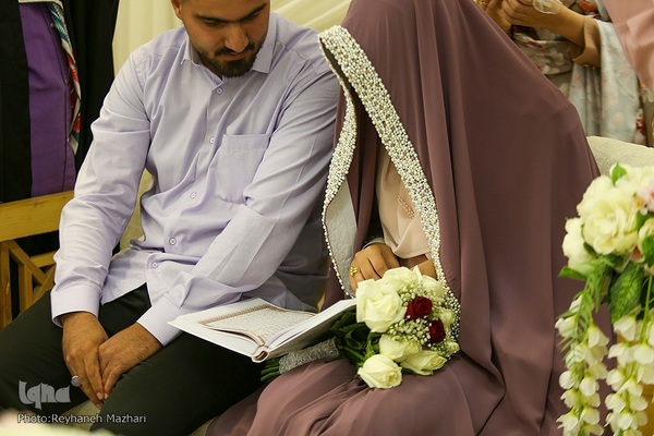 جشن عقد در حرم مطهر شاهچراغ (ع)