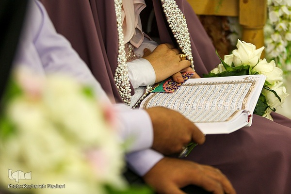 جشن عقد در حرم مطهر شاهچراغ (ع)