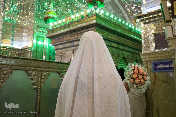 جشن عقد در حرم مطهر شاهچراغ (ع)