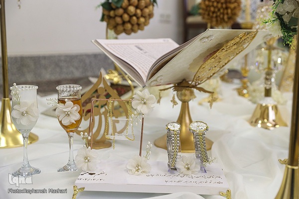 جشن عقد در حرم مطهر شاهچراغ (ع)