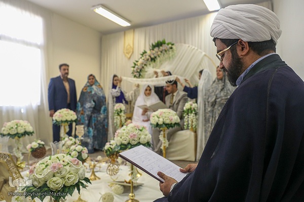 جشن عقد در حرم مطهر شاهچراغ (ع)