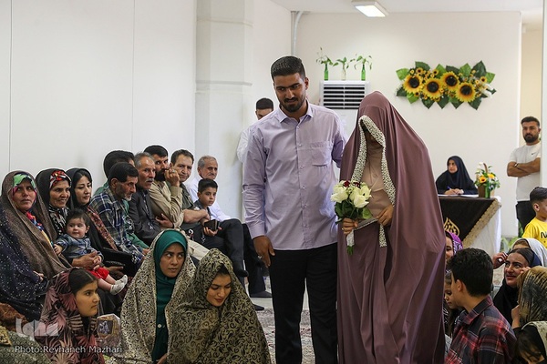 جشن عقد در حرم مطهر شاهچراغ (ع)