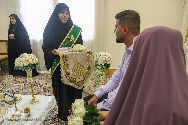 جشن عقد در حرم مطهر شاهچراغ (ع)