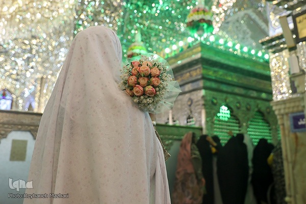 جشن عقد در حرم مطهر شاهچراغ (ع)