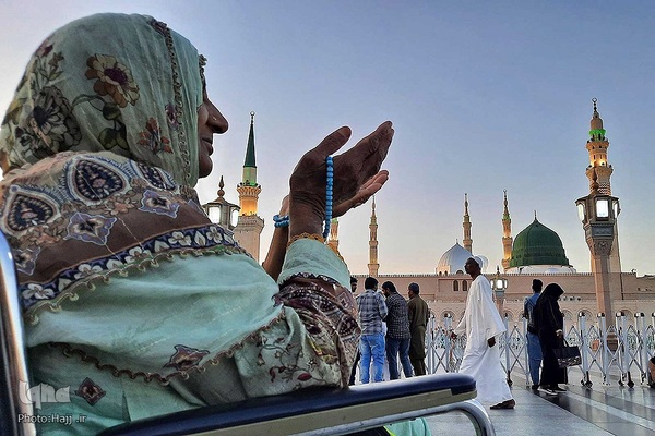 زائران بین‎المللی مدینه پیش از اعزام به مکه