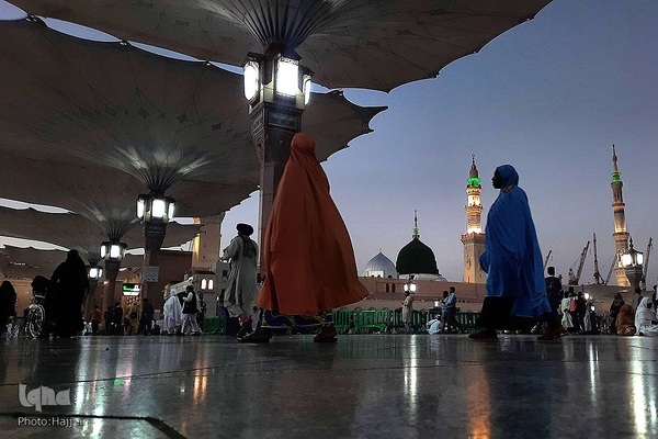 زائران بین‎المللی مدینه پیش از اعزام به مکه