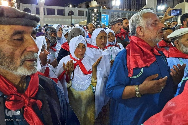 زائران بین‎المللی مدینه پیش از اعزام به مکه