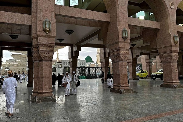 زائران بین‎المللی مدینه پیش از اعزام به مکه