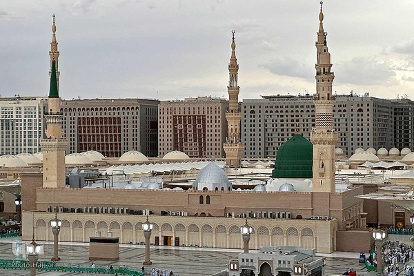 زائران بین‎المللی مدینه پیش از اعزام به مکه