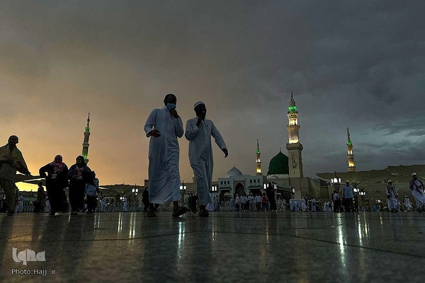 زائران بین‎المللی مدینه پیش از اعزام به مکه