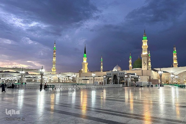 زائران بین‎المللی مدینه پیش از اعزام به مکه