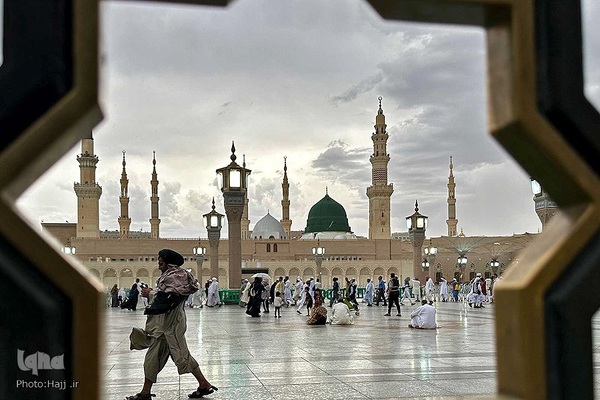 زائران بین‎المللی مدینه پیش از اعزام به مکه