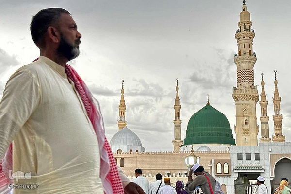 زائران بین‎المللی مدینه پیش از اعزام به مکه