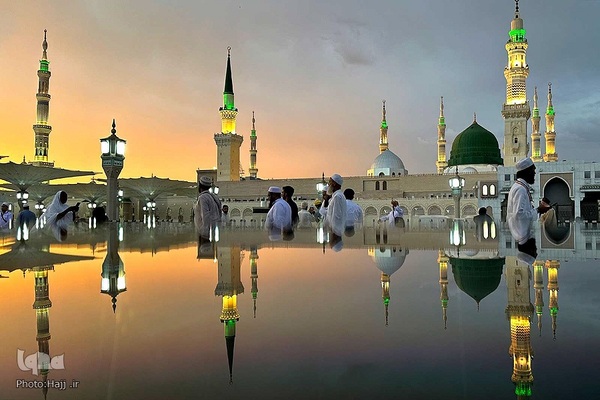 زائران بین‎المللی مدینه پیش از اعزام به مکه