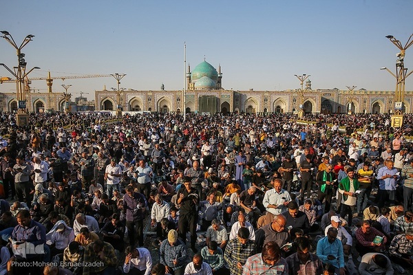 مراسم دعای عرفه در حرم مطهر رضوی