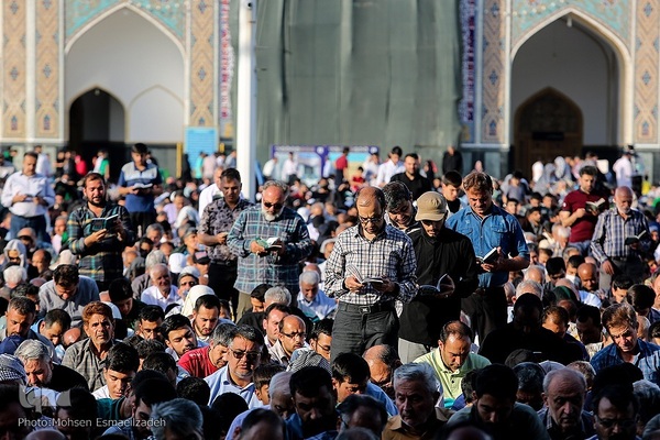 مراسم دعای عرفه در حرم مطهر رضوی