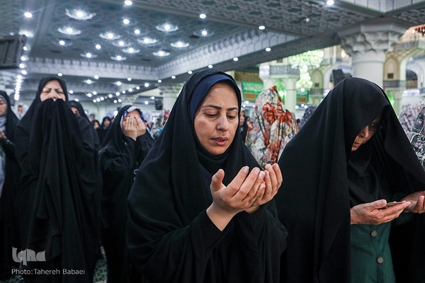 نماز عید سعید قربان در حرم حضرت عبدالعظيم(ع)