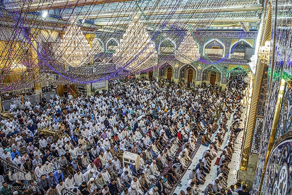 نماز عید سعید قربان در حرم اباالفضل العباس (ع)