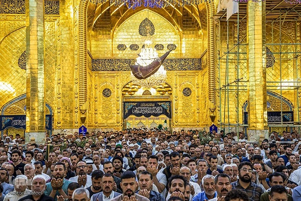 نماز عید سعید قربان در حرم اباالفضل العباس (ع)