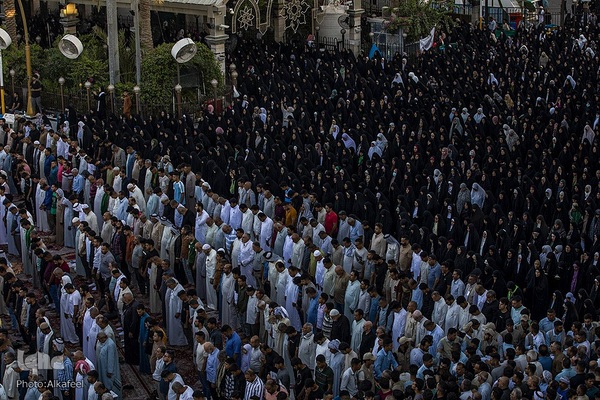 نماز عید سعید قربان در حرم اباالفضل العباس (ع)