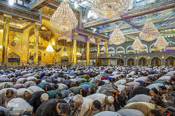 نماز عید سعید قربان در حرم اباالفضل العباس (ع)