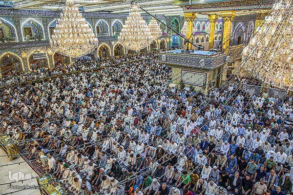 نماز عید سعید قربان در حرم اباالفضل العباس (ع)