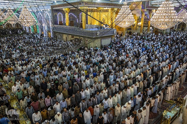 نماز عید سعید قربان در حرم اباالفضل العباس (ع)