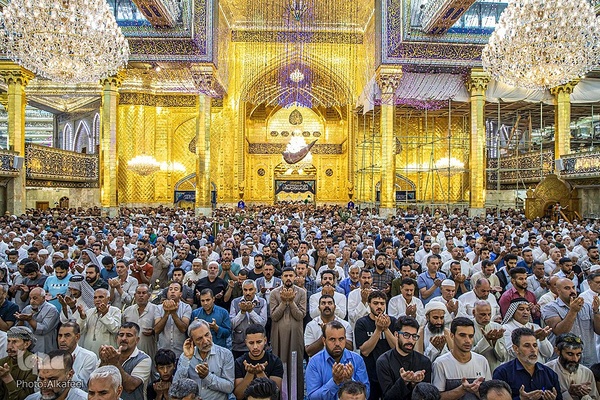 نماز عید سعید قربان در حرم اباالفضل العباس (ع)