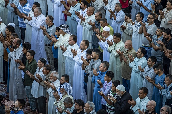 نماز عید سعید قربان در حرم اباالفضل العباس (ع)