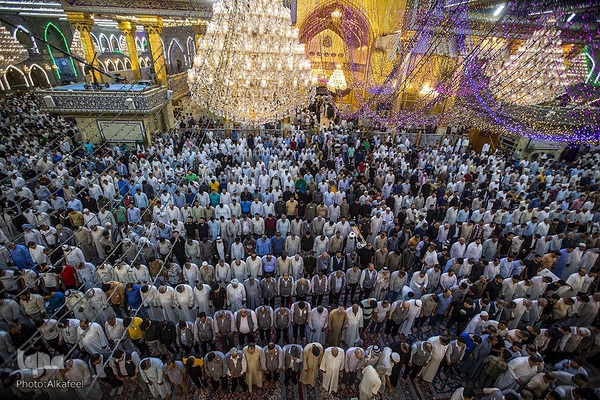 نماز عید سعید قربان در حرم اباالفضل العباس (ع)