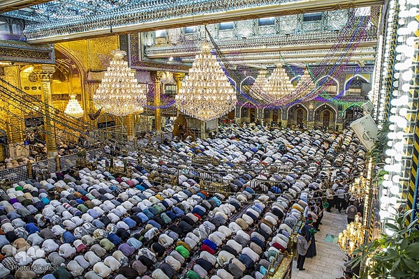 نماز عید سعید قربان در حرم اباالفضل العباس (ع)