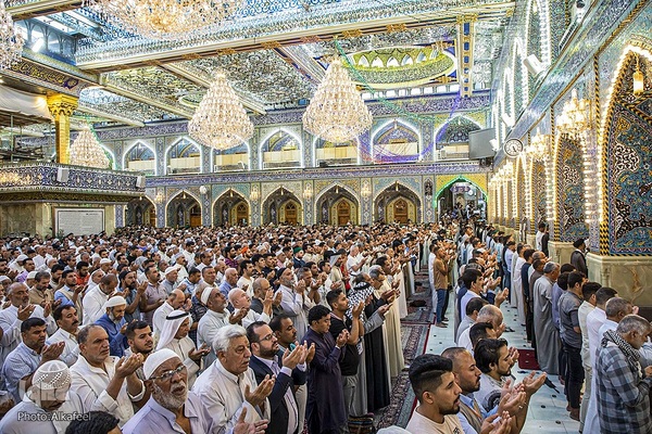 نماز عید سعید قربان در حرم اباالفضل العباس (ع)