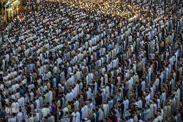 نماز عید سعید قربان در حرم اباالفضل العباس (ع)