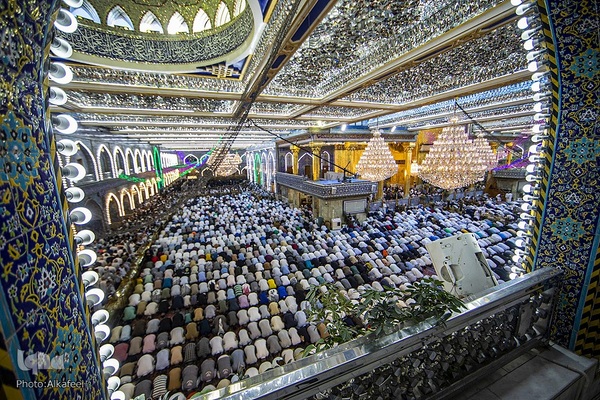 نماز عید سعید قربان در حرم اباالفضل العباس (ع)
